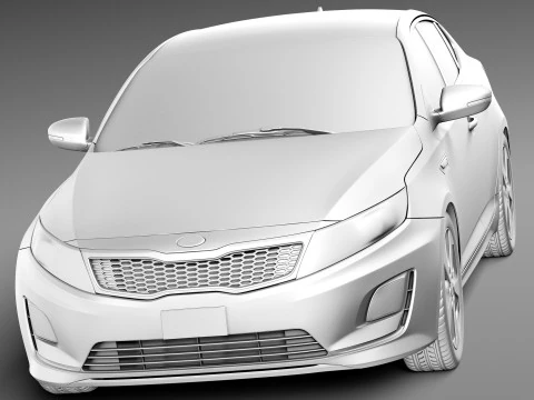 Kia Optima Hybrid 2014 3D Model