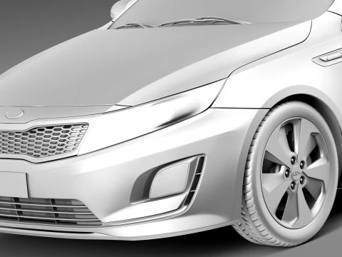 Kia Optima Hybrid 2014 3D Model