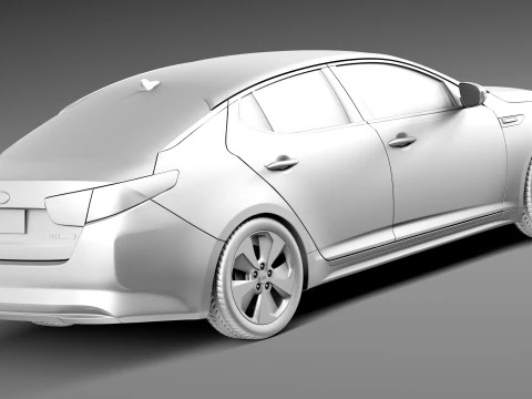 Kia Optima Hybrid 2014 3D Model