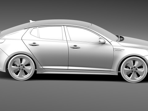 Kia Optima Hybrid 2014 Modèle 3D