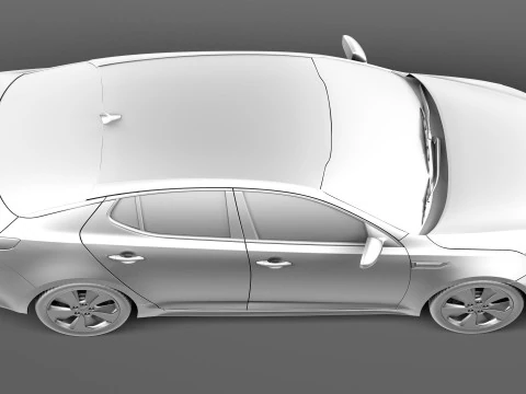 Kia Optima Hybrid 2014 3D Model