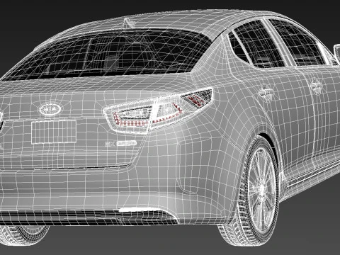 Kia Optima Hybrid 2014 3D Model