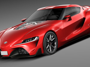 Toyota FT-1 Concept 3D Model