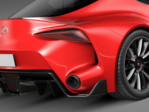 Toyota FT-1 Concept 3D Model