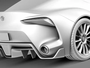 Toyota FT-1 Concept 3D Model