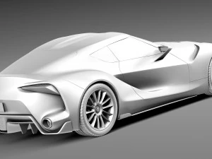 Toyota FT-1 Concept 3D Model