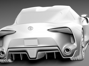 Toyota FT-1 Concept 3D Model