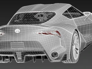 Toyota FT-1 Concept 3D Model
