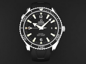 Omega Seamaster Planet Ocean 3D-Modell