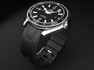 Omega Seamaster Planet Ocean 3D-Modell