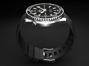 Omega Seamaster Planet Ocean 3D-Modell