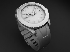 Omega Seamaster Planet Ocean 3D-Modell