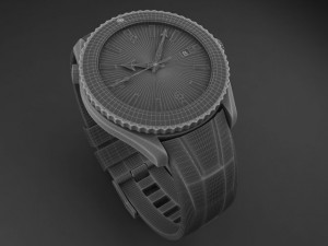 Omega Seamaster Planet Ocean 3D-Modell