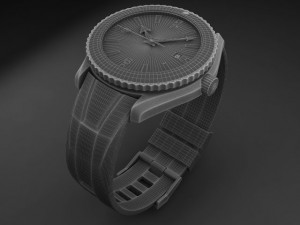 Omega Seamaster Planet Ocean 3D-Modell