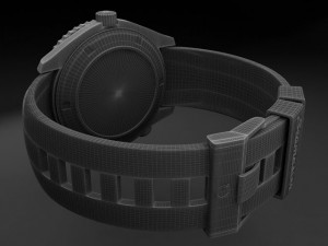 Omega Seamaster Planet Ocean 3D-Modell