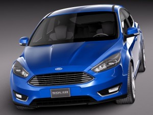 Focus 5-door Hatchback 2015 3D-Modell