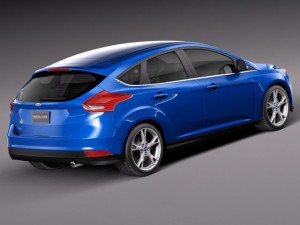 Focus 5-door Hatchback 2015 3D-Modell