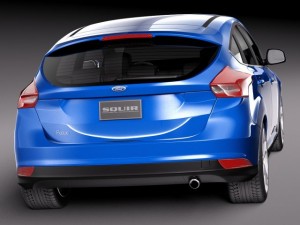 Focus 5-door Hatchback 2015 3D-Modell