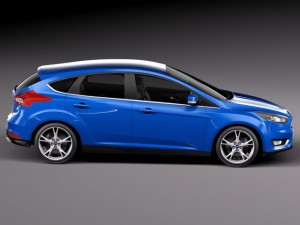 Focus 5-door Hatchback 2015 3D-Modell