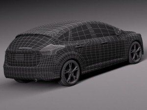 Focus 5-door Hatchback 2015 3D-Modell