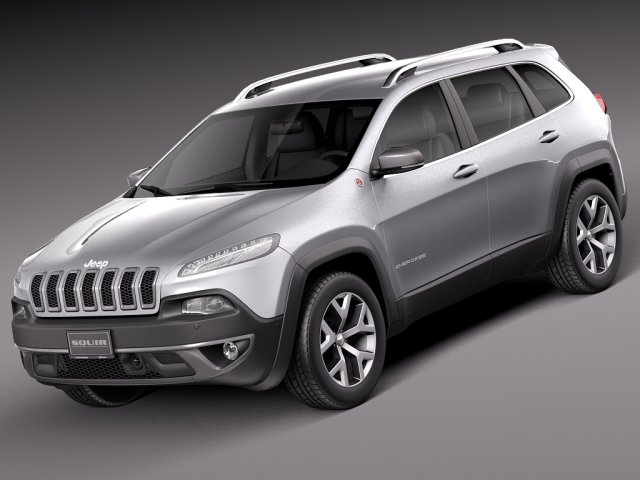 Jeep Cherokee Euro 2014 Modèle 3D .c4d .max .obj .3ds .fbx .stl .blend 