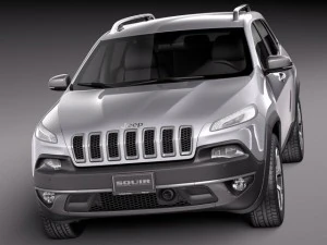 Jeep Cherokee Euro 2014 3D Model