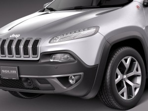 Jeep Cherokee Euro 2014 Modèle 3D