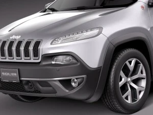 Jeep Cherokee Euro 2014 3D Model