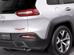 Jeep Cherokee Euro 2014 3D Model