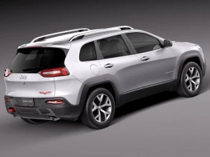 Jeep Cherokee Euro 2014 3D Model