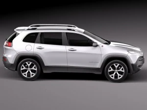 Jeep Cherokee Euro 2014 3D Model