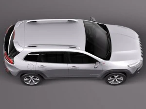 Jeep Cherokee Euro 2014 3D Model