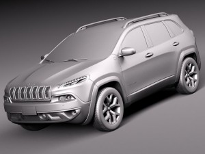 Jeep Cherokee Euro 2014 Modèle 3D