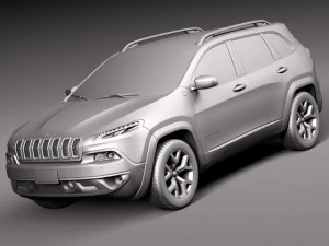 Jeep Cherokee Euro 2014 3D Model