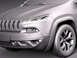 Jeep Cherokee Euro 2014 Modèle 3D