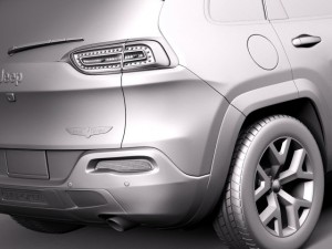 Jeep Cherokee Euro 2014 Modèle 3D