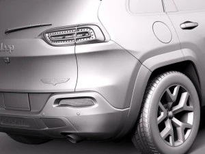 Jeep Cherokee Euro 2014 3D Model