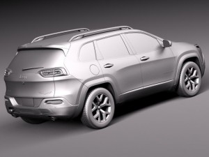 Jeep Cherokee Euro 2014 Modèle 3D