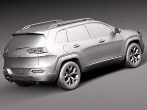 Jeep Cherokee Euro 2014 3D Model
