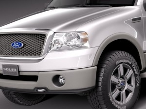 F-150 Crew Cab 2004-2007 3D Модель