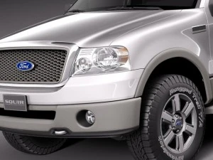 F-150 Crew Cab 2004-2007 3D Model
