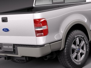 F-150 Crew Cab 2004-2007 3D Модель