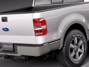 F-150 Crew Cab 2004-2007 3D Model