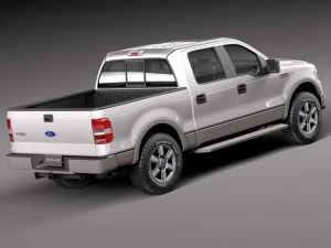 F-150 Crew Cab 2004-2007 3D Model