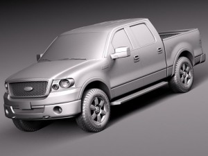 F-150 Crew Cab 2004-2007 3D Модель