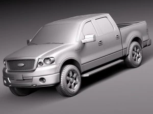 F-150 Crew Cab 2004-2007 3D Model