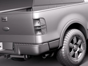 F-150 Crew Cab 2004-2007 3D Model