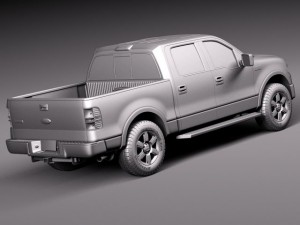 F-150 Crew Cab 2004-2007 3D Модель