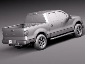 F-150 Crew Cab 2004-2007 3D Model