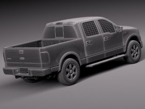 F-150 Crew Cab 2004-2007 3D Модель